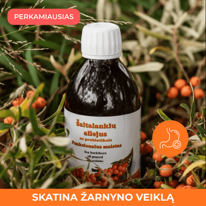 Probiotinis šaltalankių aliejus (250 ml) - Berrify